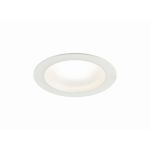 Sylvania LED Deckenstrahler Start IP44 150 Aluminium Weiß 12W 1200lm 74D - 830 Warmweiß | Ausschnitt 150mm - IP54 - Dimmbar
