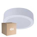 Mehrfachpackung 4x Philips LED Deckenstrahler  DN065C Metall  12W 1200lm 110D - 830 Warmweiß | 175mm - Ausschnitt 150mm - IP20