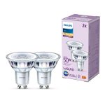 Mehrfachpackung 2x Philips Led-Spot GU10 PAR16 5W 355lm 36D - 827 