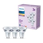 Mehrfachpackung 3x Philips Led-Spot GU10 PAR16 5W 355lm 36D - 827 