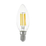 Eglo LED Kerze E14 Fadenlampe Klar 2.2W 470lm - 830  | Ersatz Für 40W