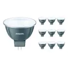 Mehrfachpackung 10x Philips Master LED Spot GU5.3 MR16 7.5W 621lm 36D - 930 Warmweiß | Höchste Farbwiedergabe - Dimmbar - Ersatz für 50W