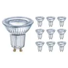 Mehrfachpackung 10x Ledvance Performance LED-Spot Reflektor GU10 PAR16 6.9W 620lm 120D - 840  | Ersatz für 49W