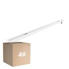 Mehrfachpackung 4x Deckenleuchte V2 LED T8 | Geeignet für 1x 120cm LED Röhre