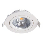 LED Schwenkbar Spot Weiß Rund 6W 520lm 60D - 927 Extra Warmweiß | 85mm - IP54 - Dimmbar - Höchste Farbwiedergabe