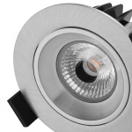 LED-Spot Diamond schwenkbar Aluminium 6W 400lm 36D - 927 | Ausschnitt 83mm - IP44 - Höchste Farbwiedergabe - Dimmbar
