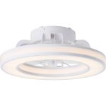 Brilliant Mondello Ventilateur Plastique Blanc 23W 3100lm - 827-865 CCT | 420mm - Télécommande Dimmable