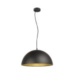 SLV Forchini M 50 Suspension Luminaire Échantillon Noir | Convient pour 1x E27 