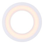 Nordlux Downlight Clyde Plastique Blanc 9W 800lm - 827 Blanc Très Chaud | 3 Niveaux De Gradation Dimmable 