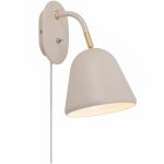 Nordlux Fleur 15 Applique Murale Métal Beige | Convient pour E14