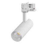 Spot LED Sur Rail 3 Phases  Eco Aluminium Blanc 10W 920lm 36D - 840 Blanc Froid