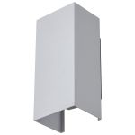 D'Lite Applique Murale Aurora Aluminium Argent Up & Down 6.5W 500lm - 830-840 CCT | IP54