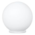 Eglo Lampe De Chevet Rondo Plastique Blanc | Convient pour 1x E27