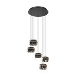 Eglo Suspension Luminaire Hortunas Échantillon Noir 5.8W 690lm - 830 Blanc Chaud | IP20 - Dimmable 