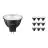 Lot 10x Philips Master LED Spot GU5.3 MR16 7.5W 621lm 24D - 930 Blanc Chaud | Meilleur rendu des couleurs - Dimmable - Équivalent 50W