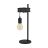 Eglo Lampe De Chevet Townshend 6 Échantillon Noir | IP20 - Convient pour 1x E27 