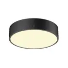 SLV Medo Pro 30 Mur et Plafonnier Aluminium Noir Ronde 10W 1350lm - 930-940 CCT | IP50 - Meilleur Rendu De Couleur - Dimmable 