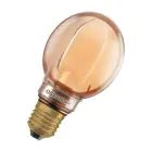 Osram Vintage 1906 LED E27 Globe Filament Dorée 80mm 4W 220lm - 818  | Dimmable - Remplacement 22W