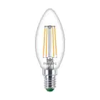 Philips Master Ultra Efficient LED E14 Bougie Filament Claire 2.3W 485lm - 827 Blanc Très Chaud | Remplacement 40W