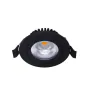 LED Inclinable Spot Noir Ronde 6W 550lm 60D - 927 Blanc Très Chaud | 85mm - IP54 - Dimmable - Meilleur Rendu De Couleur
